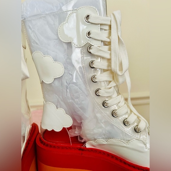 NIB Size 6 Dolls Kill Current Mood Happy Daze Platforms - Picture 5 of 16